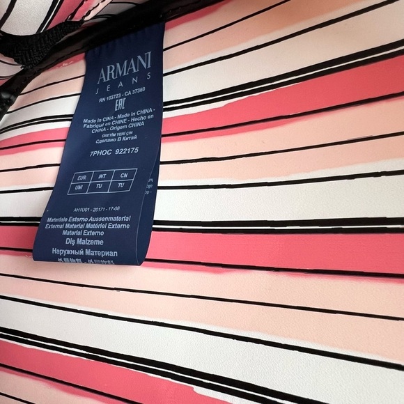 Armani Jeans Costiglia Backpack Black Leather main image 9